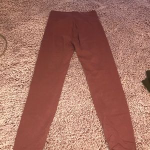 Pink leggings from Charlotte Russe